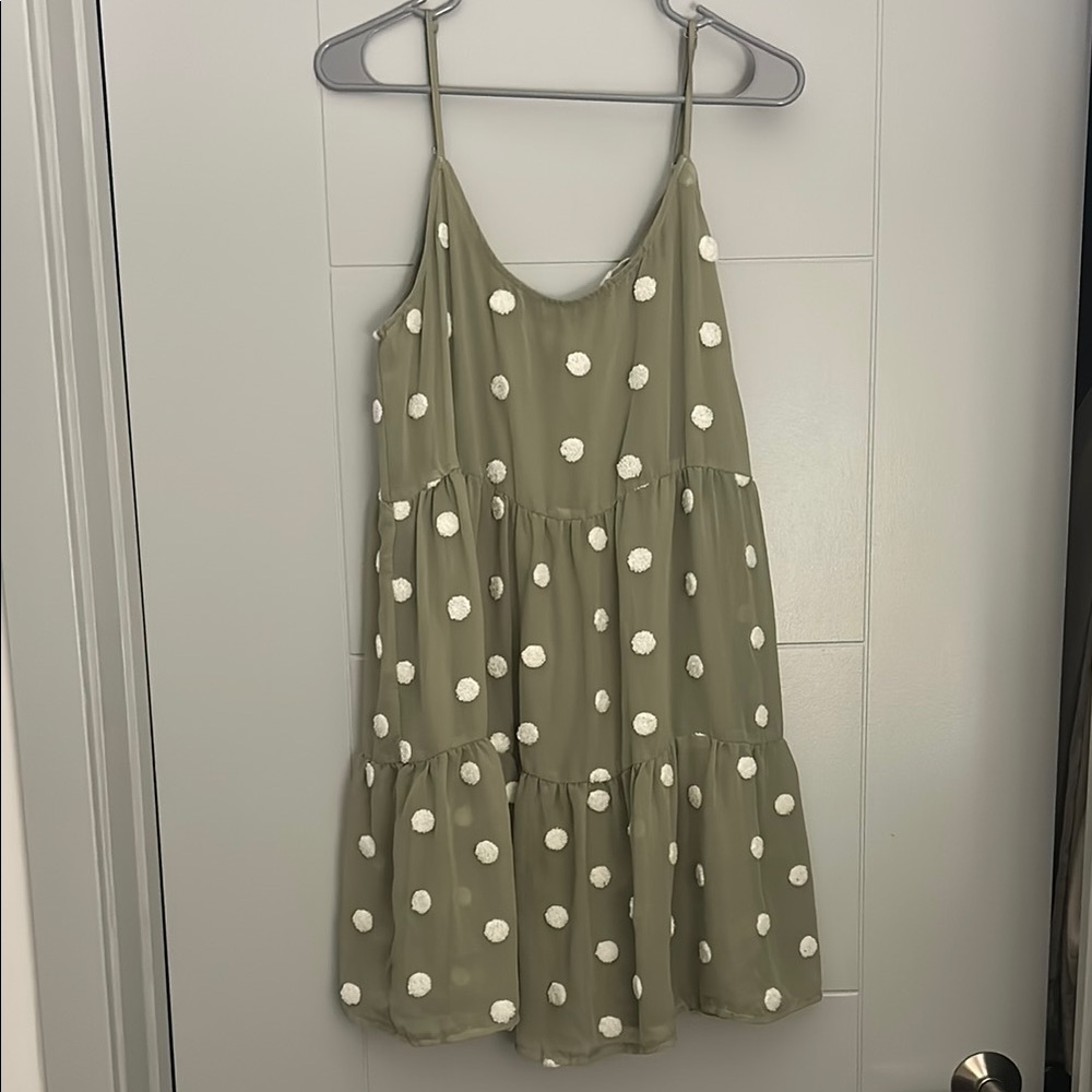 Green Polka Dot Dress